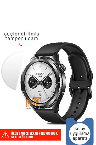 Nezih Case Mi Watch S4 Uyumlu Kolay Uygulama Aparatlı Güçlendirilmiş Temperli...