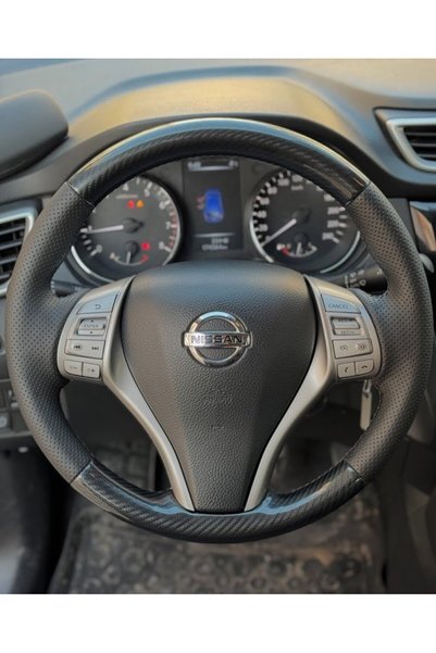 STİLİX GARAGE Nissan Qashqai 2014-2016 Araca Özel Direksiyon Kılıfı Uyumlu