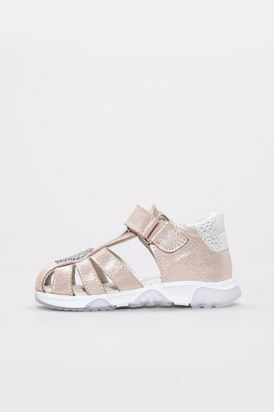 FAST STEP Genuine Leather Unisex Kids Classic Sandals 006Bak001