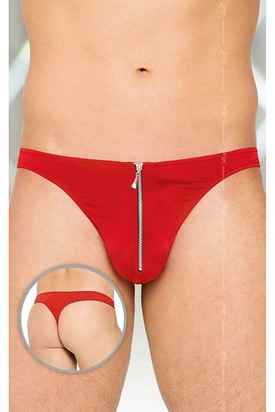 Softline Men's thong panties, model 4501, red, size XL
