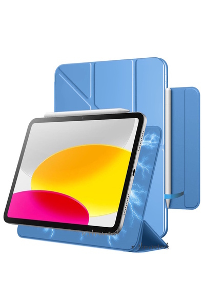 m.tk moveteck iPad 11. Nesil A16 11inç/ 10.Nesil 10.9inç Uyumlu Kılıf Manyetik Kalem için Kilit Yuvalı Magic Kapak