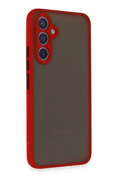 CepteToptan حافظة سامسونج جالاكسي A54 5G غطاء سيليكون مونتريال - أحمر - MKİ6576-9941