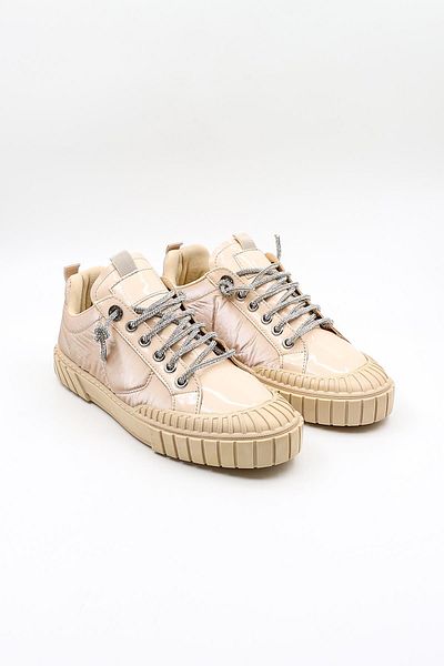 KRISTE BELL Parachute Fabric Stone Lace-Up Sneaker Women's Sports Shoes Kb2304 Mink