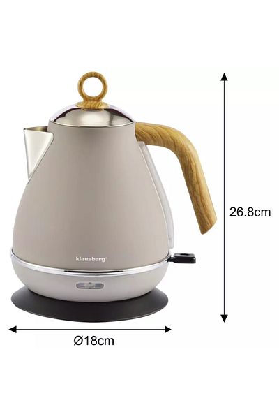 Klausberg Electric kettle 1.7 L beige Klausberg KB7707