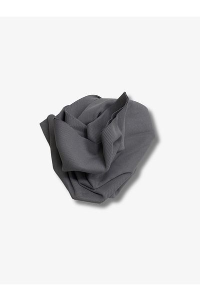 Yiğit Kumaş Gray Camisole (Ribbed Corduroy) Fabric, Piece 40X120 cm