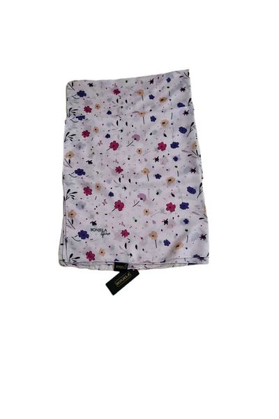 Bonjela Floral Patterned Cotton Shawl 16521-11 185X70