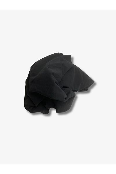 Yiğit Kumaş Flowing Flexible Suit Polyester Combed Fabric, Piece 110X150 cm Black Color