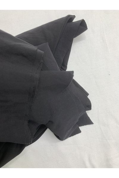 Yiğit Kumaş Flowing Flexible Suit Polyester Combed Fabric, Piece 200X150 cm Black Color