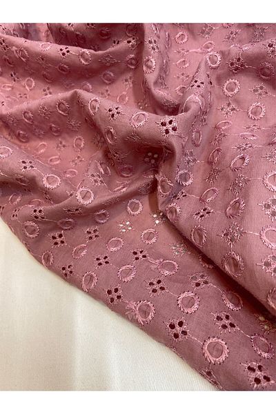 Yiğit Kumaş Fisto Fabric Cotton Dusty Rose