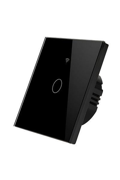 ARMY STORE Întrerupător tactil inteligent, Wifi, 1 canal, 10A, Negru