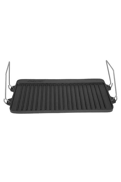 Kinghoff Placă de grătar din fontă pură, cu mânere, 44x24x2 cm Kinghoff KH1262