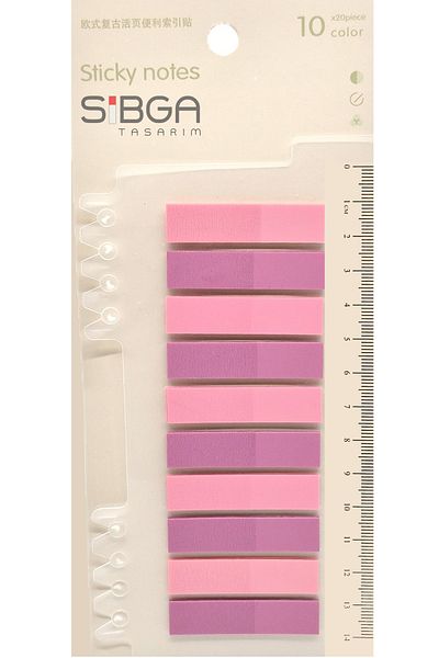 sibga tasarım Transparent Pink Postit Post-It Post It. Bookmark Bookmark Postit Sticker Note Paper 200 Sheets