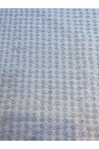 Yiğit Kumaş Fisto Fabric Cotton Baby Blue