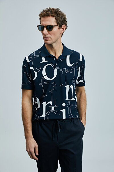 Lufian Lufi̇an Diamand Smart Men's Polo T-Shirt 40219