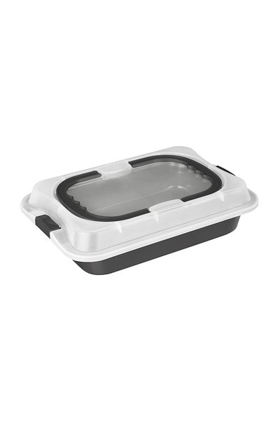 Berlinger Haus Rectangular baking tray with lid, Anthracite Berlinger Haus BH 8694