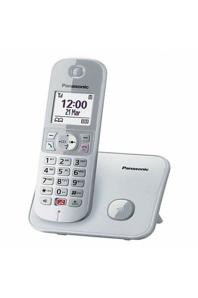 PANASONIC Panasonic KXTG6851SPS Cordless Phone LCD 1.8 inch Silver
