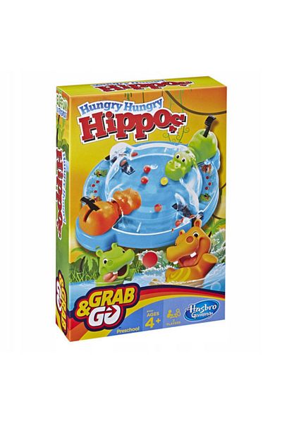 Hasbro Joc de societate, Hipopotami înfometaţi , Grab & Go, limba romana