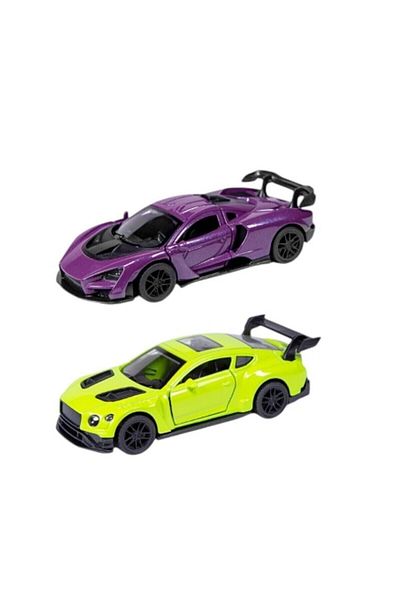 Easy Tedarik Km36201C-1-2-3-4 Vardem Pull and Drop Metal Car 1:36