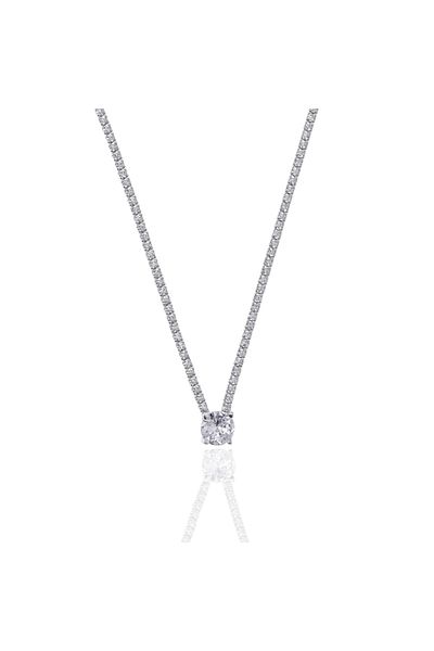 Unika Colier Tennis piatra solitaire