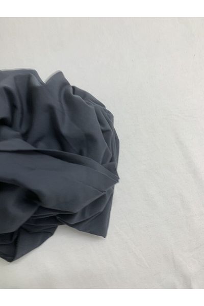 Yiğit Kumaş Flowing Flexible Suit Polyester Combed Fabric, Piece 80X160 cm Smoked Color