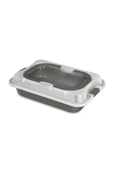 Berlinger Haus Rectangular baking tray with plastic lid, Green Matt Berlinger Haus BH 8637