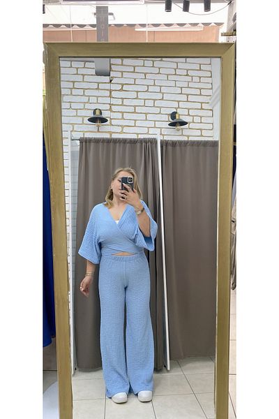 TUBA TOPTAŞ Gofre Pocketless Pants