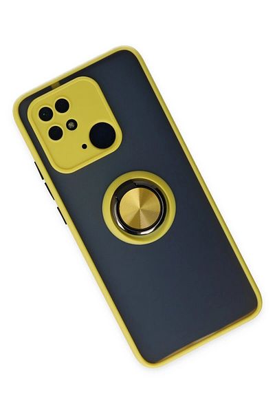 CepteToptan غطاء حماية سيليكون مونتريال لهاتف Xiaomi Poco C40 - أصفر - MKİ6604-2466