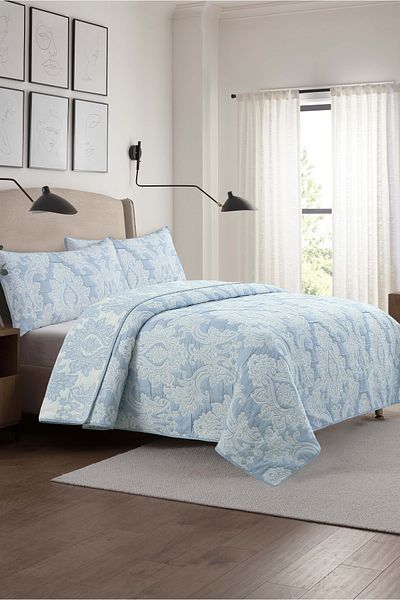 Bee Home Bed and Bath TJX Matelasse | 3 Pieces King Quilt Set - 236 x 260 cm
