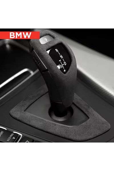 LUXE AKSESUAR Bmw 3 & 5 Series F30 F10 F20 F22 Compatible Gear Shift Frame Alcantara Covering – Set of 2