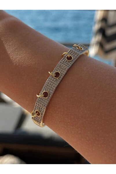 mibrillo سوار من حجر الزركون المكافئ للعلامة التجارية