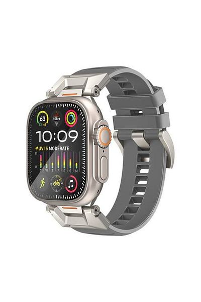 Promate Apple Watch Sport Band - High-quality fluoroelastomer strap compatible with all Apple Watch versions