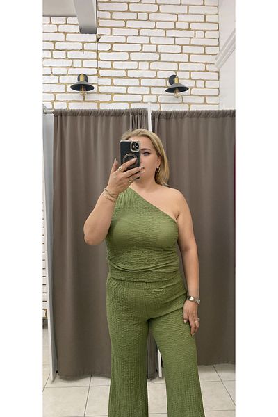 TUBA TOPTAŞ Gofre Pocketless Pants