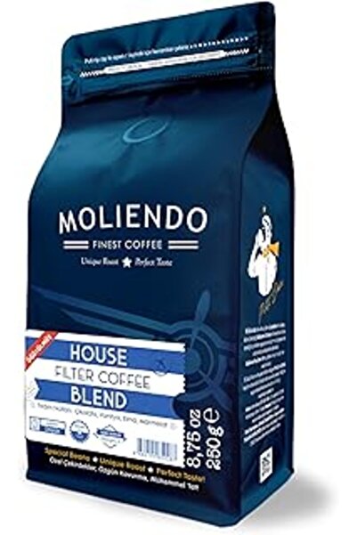 ASİTAN موليندو فينيست كوفي هاوس بليند فلتر كوفي (قهوة مفلترة مطحونة) 250 جرام