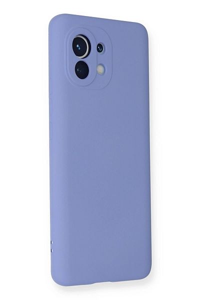 CepteToptan حافظة هاتف Xiaomi Mi 11 من السيليكون المخملي الداخلي - أرجواني - MKİ6962-7881