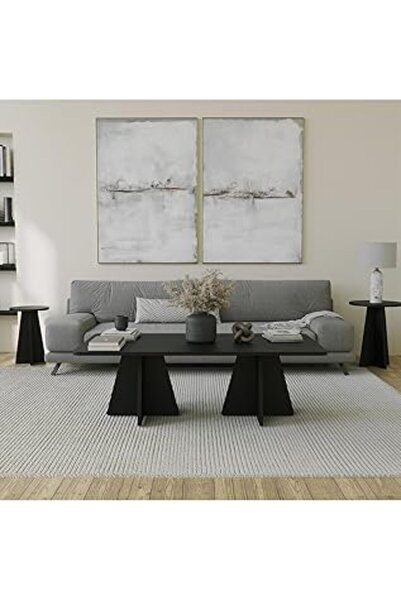 Genel Markalar Neostill Dikdörtgen Mushroom Orta Sehpa/Siyah