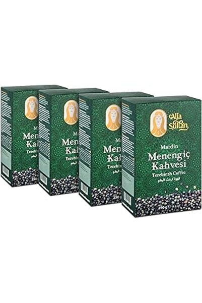 ASİTAN قهوة علاية سلطان ماردين ميننجيك 250 جرام (عبوة من 4 قطع) - طعم غني أصل...