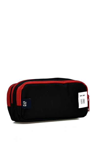 GAP Çok Gözlü Kalemlik Üç Bölmeli Kalem Kutusu Siyah 12867