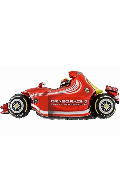 Chuva قطعة واحدة من بالونات رقائق سيارة سباق الفورمولا 1 باللون الأحمر