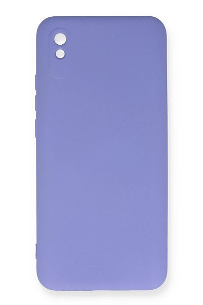 CepteToptan حافظة هاتف Xiaomi Redmi 9A مصنوعة من السيليكون المخملي الداخلي - أرجواني - MKİ7045-2692