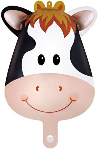 Genel Markalar Safari Inek Kafa Folyo Balon 22"inç 40 cm