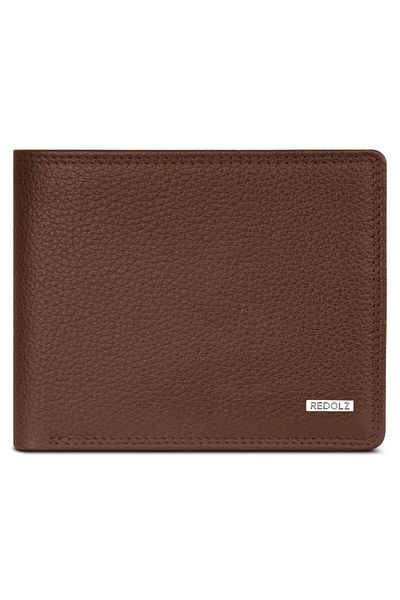 REDOLZ Leather Essentials QF wallet RFID leather 12 cm fold-out
