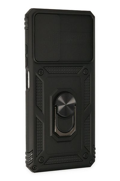 CepteToptan حافظة هاتف Xiaomi Redmi Note 11 Pro من السيليكون مع حلقة عدسة Pars - أسود - MKİ7799-7636