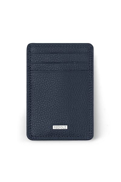 REDOLZ Leather Essentials credit card holder RFID leather 7 cm with money clip