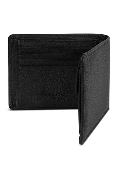 REDOLZ Leather Essentials QF wallet RFID leather 12 cm fold-out