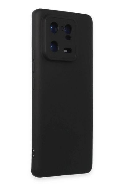CepteToptan حافظة هاتف Xiaomi Mi 13 Pro من السيليكون المخملي الداخلي - أسود - MKİ4609-8284