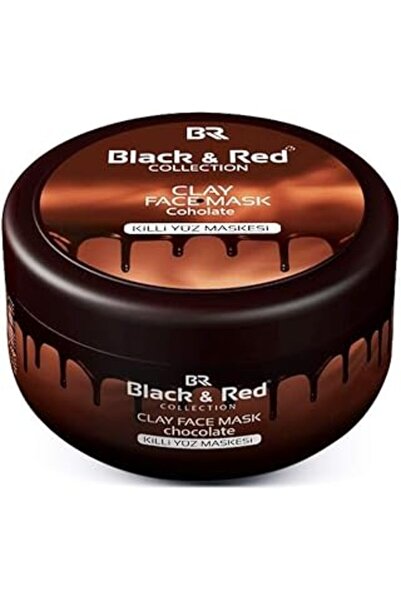 Mu Art Ahşap قناع الوجه بالطين الأسود والأحمر بالشوكولاتة 400 جرام