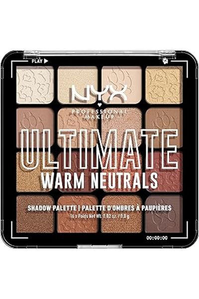 Mu Art Ahşap Nyx Professional Makeup, Ultimate Shadow Palette, Eyeshadow Palette - Warm Neutrals
