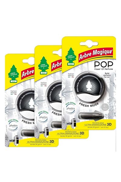 Arbre Set 3 bucati Odorizant auto Arbre Magique Fresh Musk 9.5gr