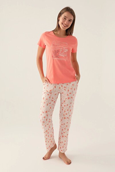 Arnetta Women's Double Set - Salmon