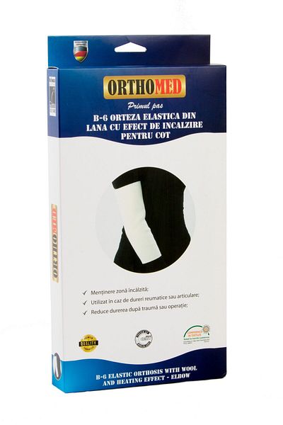 ORTHOMED Elastic wool orthosis with heating effect - Elbow S, Orthomed